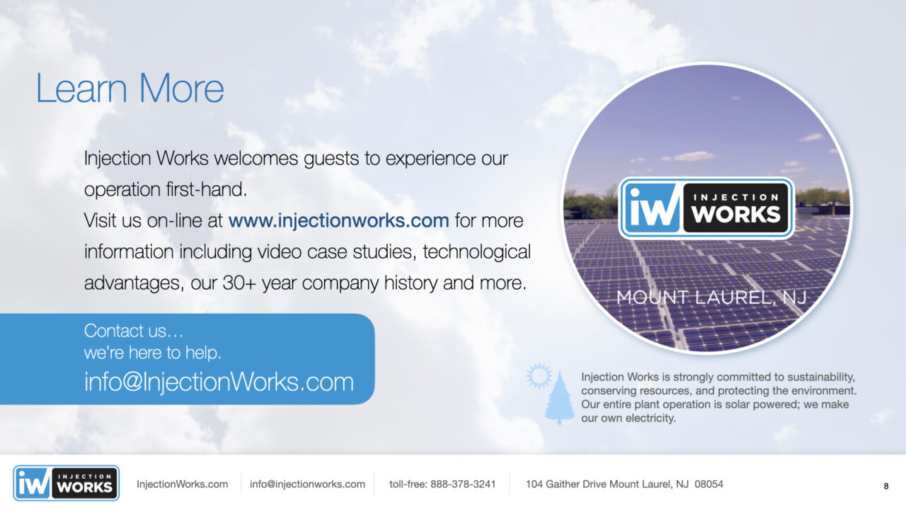Injection Works Injection Works Presentation - New Jersey firm Injection Works, Plastic ...